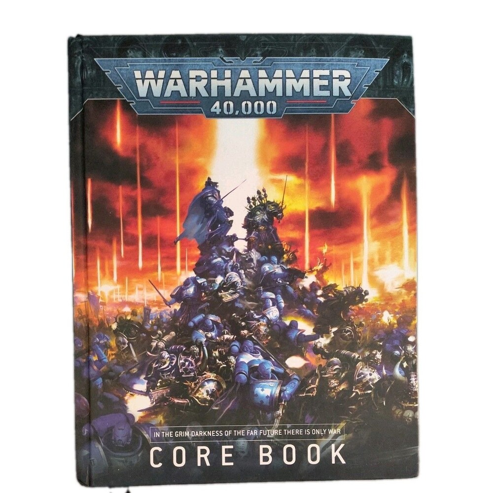 Warhammer 40,000 Core Book Hardcover Rulebook Games Workshop 40K Excellent